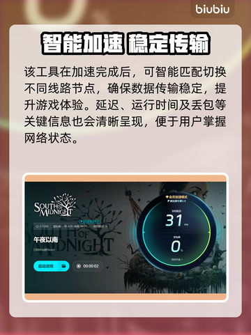 🎮午夜以南加速器推荐！秒杀级神器💥截图6
