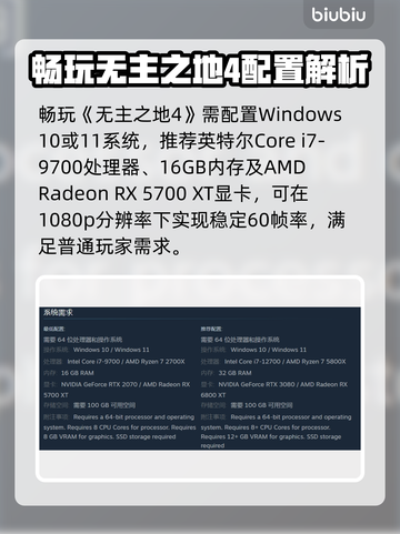 🎮《无主之地4》配置要求曝光！你的电脑能带得动吗？🔥截图2