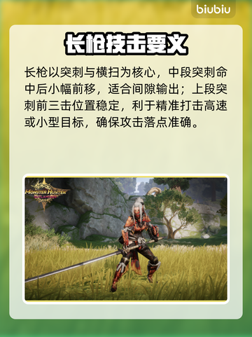 🔥怪物猎人长枪秒杀神技💥截图2