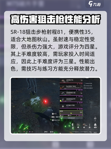 萤火突击SR18狙击步枪🔥绝地求生里最稳的存在！截图3