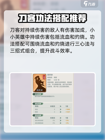 小小英雄刀客功法搭配推荐，游戏大神都在用！🔥截图2