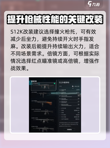 三角洲行动S12K改装建议介绍截图2