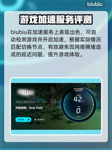 OverField掉线卡顿？❌游戏加速器推荐⚡玩得更爽！截图6