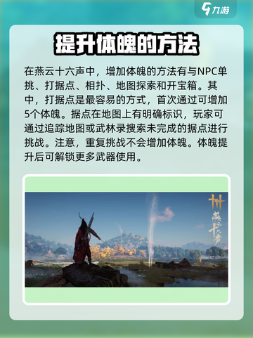 燕云十六声⚡增加体魄方法全解🔥玩家必看！截图2