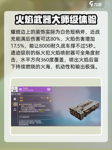 创世战车🔥必玩火焰发射器推荐，顶级装备等你来拿！截图3