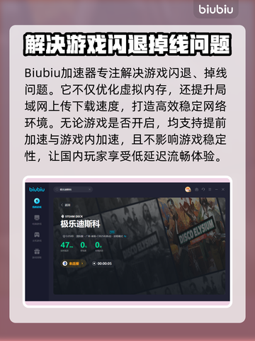 极乐迪斯科🔥闪退？用这个加速器秒解决！截图3