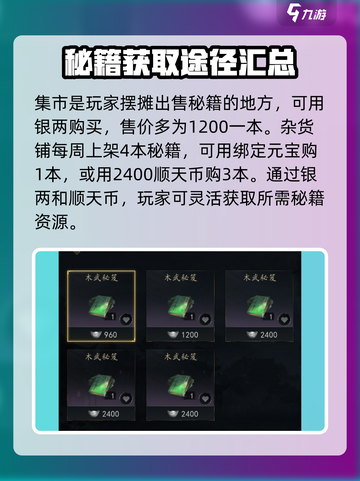 剑中江湖🔥武学秘籍获取方法大曝光！💡截图4