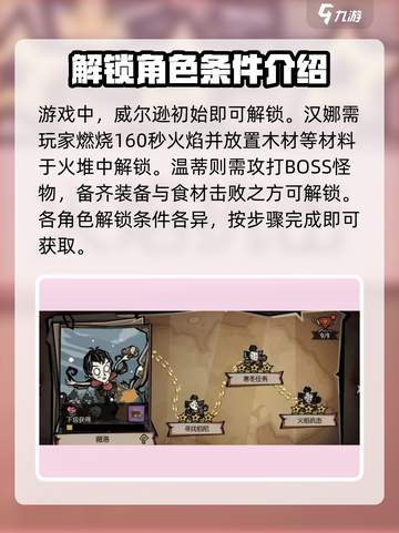 饥荒新家园角色解锁全攻略介绍截图2