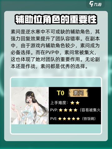 逆水寒江湖缘起赛季哪个人物强介绍截图4
