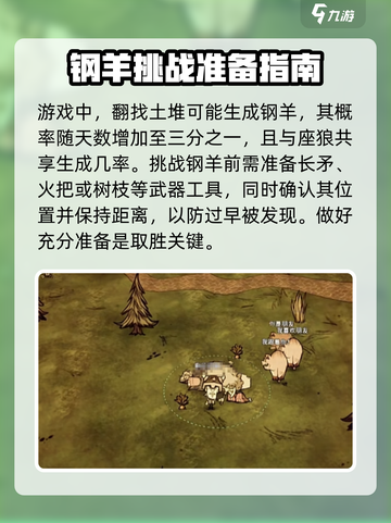 饥荒联机版钢羊在哪里能找到介绍截图3