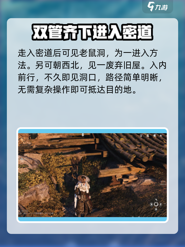 燕云十六声慈心镇老鼠洞入口介绍截图3