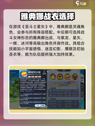 圣斗士星矢重生2雅典娜属性分享介绍截图4