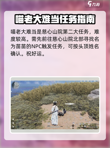 燕云十六声🐱：喵老大难当任务超详细🔥攻略来啦！截图2