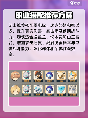 《出发吧麦芬》各职业麦乐兽搭配推荐🔥截图2