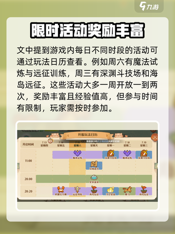 森之国度开服玩法时间表介绍截图3