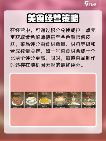 厨神小当家攻略介绍截图4