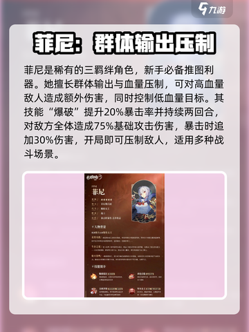 永夜降临！复苏菲尼🔥超强角色解读来啦！截图2