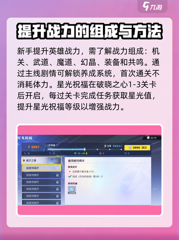 星之破晓养成系统详解介绍截图2