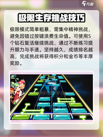 节奏大师🎉极限生存挑战闯关技巧大公开！截图3