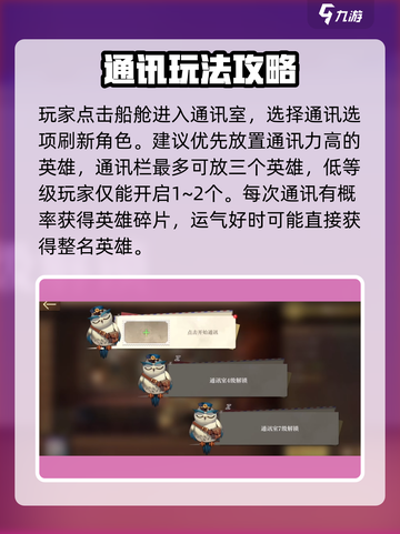 空之要塞启航🔥通讯攻略：玩法全揭秘！截图2