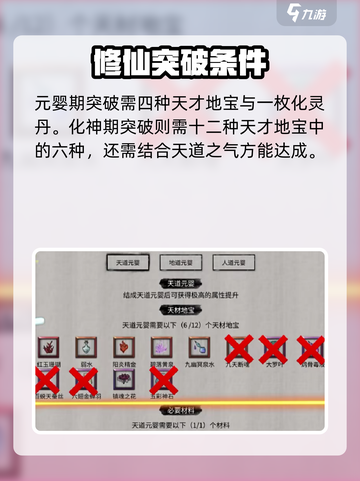 鬼谷八荒突破材料大全介绍截图4
