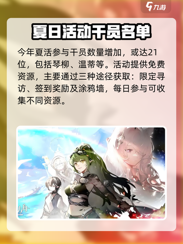 明日方舟💥2024夏活时间内容大曝光！不容错过的活动🔥截图3
