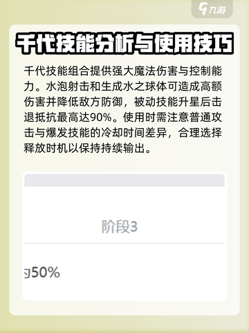 剑与骑士团千代怎么玩介绍截图3
