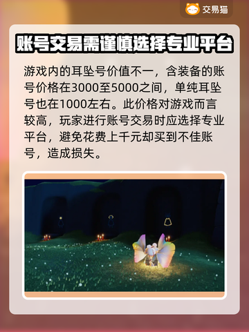光遇✨耳坠号值多少钱？低价出售平台推荐！截图2
