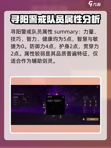 剑灵2寻阳警戒队员怎么样介绍截图3