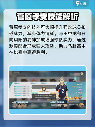 排球少年手游🔥菅原孝支强度爆表🔥必练角色！截图3