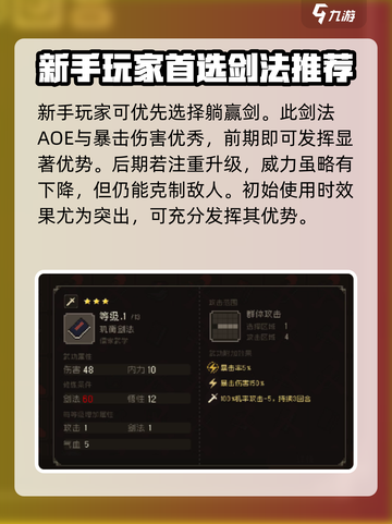 大江湖之苍龙与白鸟躺赢剑法怎么样介绍截图3