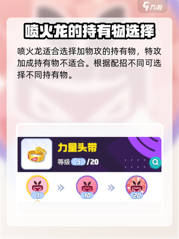 宝可梦大集结喷火龙持有物带什么介绍截图2