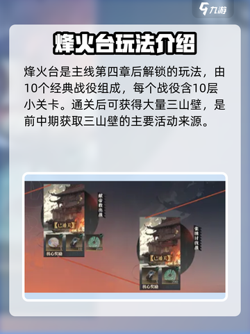 三国志幻想大陆2枭之歌三山壁在哪获取介绍截图5