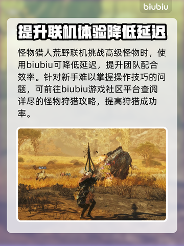 怪物猎人荒野🔥加速器推荐，稳定不掉线！🎮截图3