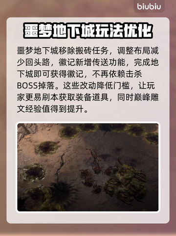 暗黑4第二赛季🔥地下城调整全解析！💎截图2