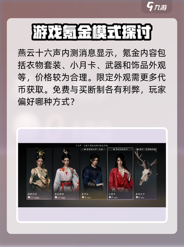 燕云十六声💰氪金点全揭秘！不花冤枉钱📖截图4