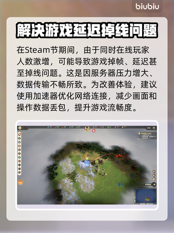 Steam游戏节掉线延迟？这些问题通通解决！💥🎮截图2