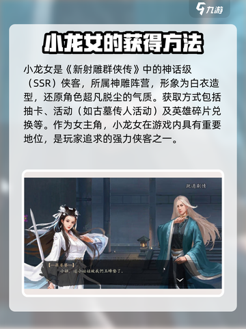 新射雕群侠传🔥小龙女超强攻略🌟截图2