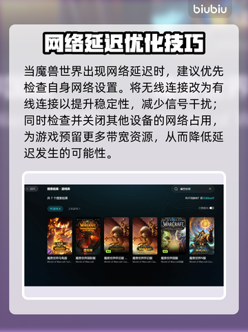 🎮魔兽世界延迟救星！秒变丝滑大神截图3