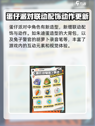 蛋仔派对疯狂动物城联动内容有哪些介绍截图3