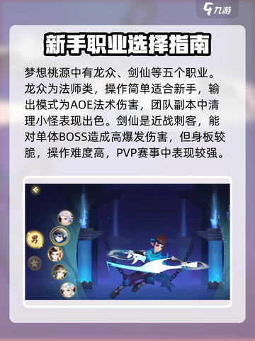 梦想桃源职业有哪些介绍截图2