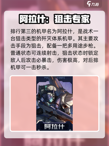 硬核机甲启示强度排行一览介绍截图4