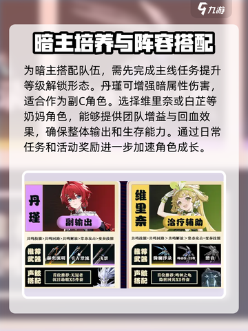 鸣潮暗主培养攻略🌟玩转鸣潮必备！🎮截图2