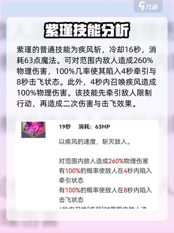 剑与骑士团💥紫瑾技能强度解析，超实用攻略！💎截图2