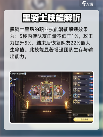 剑与骑士团黑骑士里昂怎么样介绍截图2