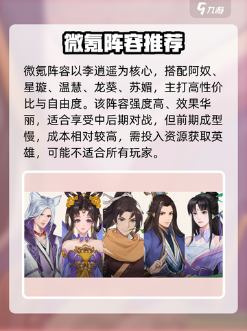 仙剑奇侠传🔥超强阵容搭配，新手必看！截图4