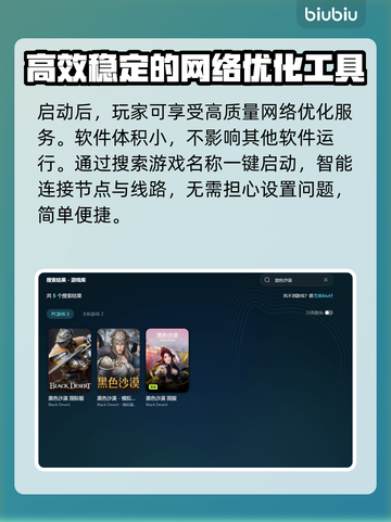 黑色沙漠💥闪退解决+加速工具推荐🔥截图3