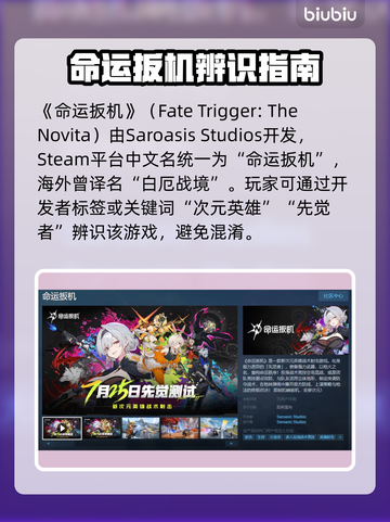 🔥《命运扳机》Steam英文名曝光！🎮截图2