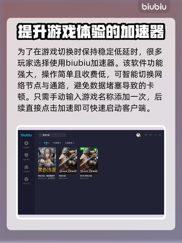 黑色沙漠🔥加速器推荐，玩游戏必备！🚀截图3