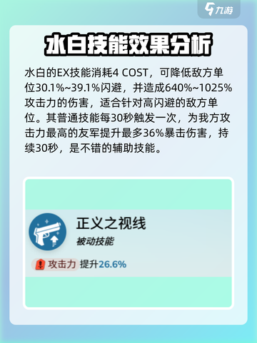 蔚蓝档案水白🔥技能测评｜强度分析必看！截图3